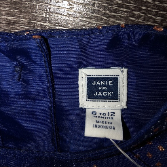 Blue & Gold Formal Gown from Janie & Jack - Picture 4 of 7